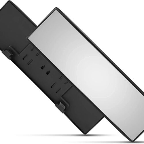 Car Rearview Mirror Panoramic Clip On Anti Glare Baby Monitoring
