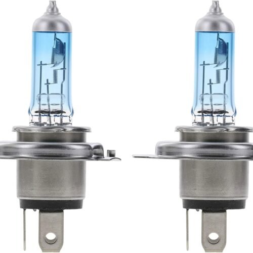 Headlight Bulb Powerful White Light DOT Compliant Pair Replacement