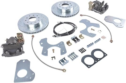 Drilled Brake Rotor Conversion Component for Braking Systems