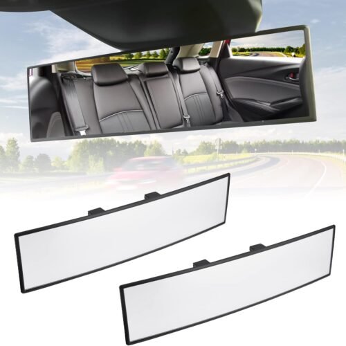 Car Rearview Mirror High Definition Glass Clip On Anti Fall Packaging
