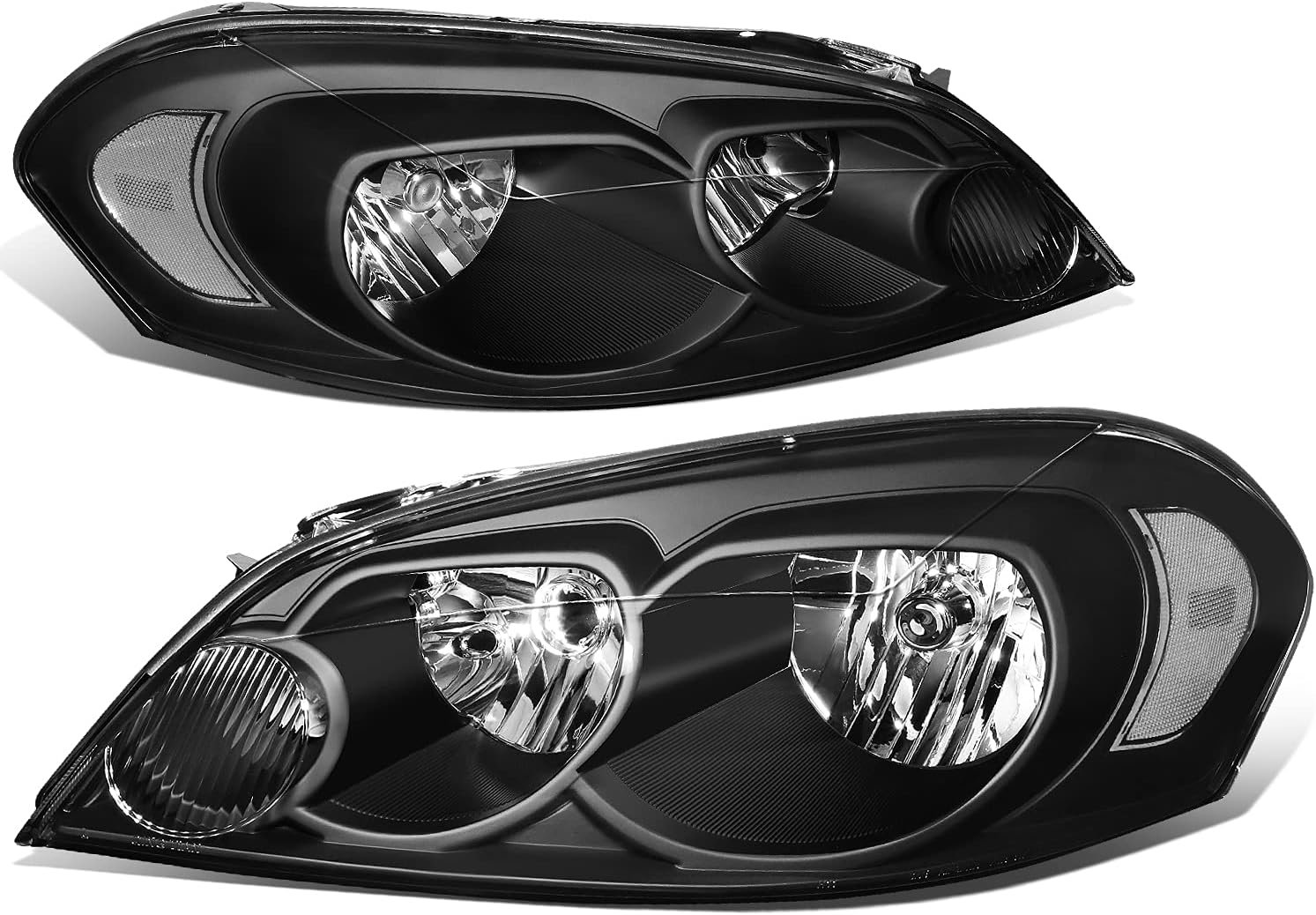 Headlight Assembly Complete Pair Plug And Play OE Fitment No Modification