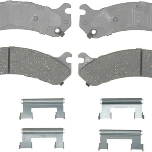 Brake Pad Set Ceramic Semi Metallic Organic Bonded Shims Slots