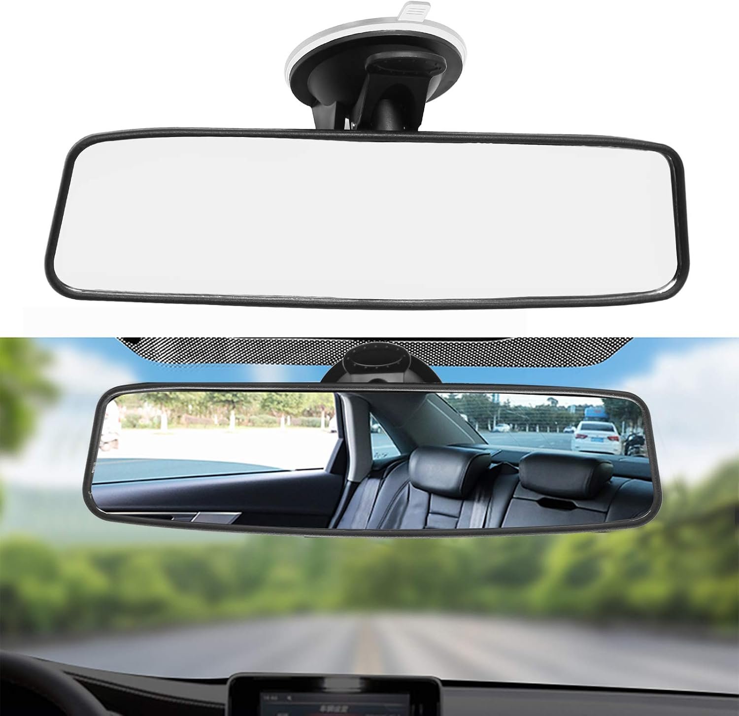 Car Rearview Mirror Headrest Mount 360 Degree Adjustable Baby Protector