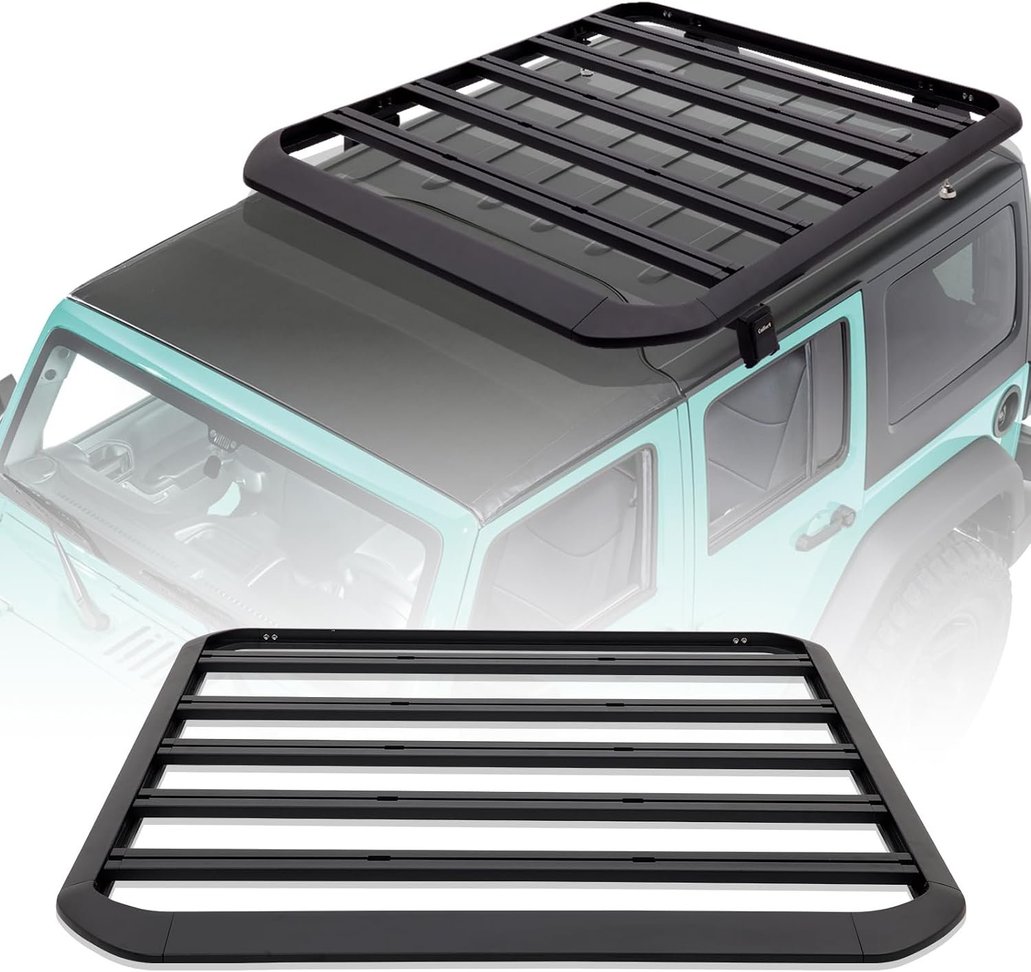 Roof Rack Aluminum Alloy High Load Electrophoretic Painting No Drilling
