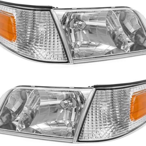 Headlight Assembly PC Lens UV Coating Waterproof Plug And Play