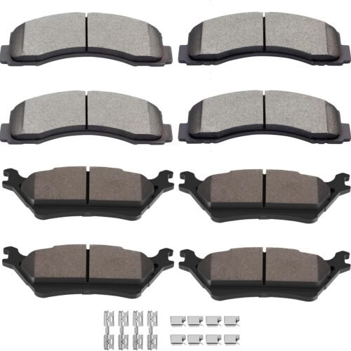 Brake Pad Set Slotting Design Noise Reduction OE Requirements
